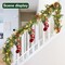 Pre-lit Christmas Garland with Lights, Battery Operated Garland